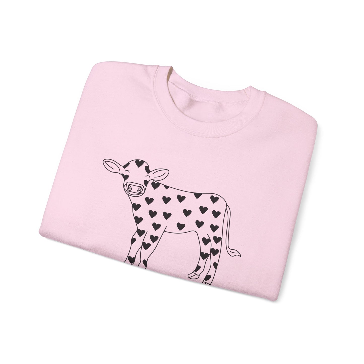 Valentine Cow - Unisex Heavy Blend™ Crewneck Sweatshirt