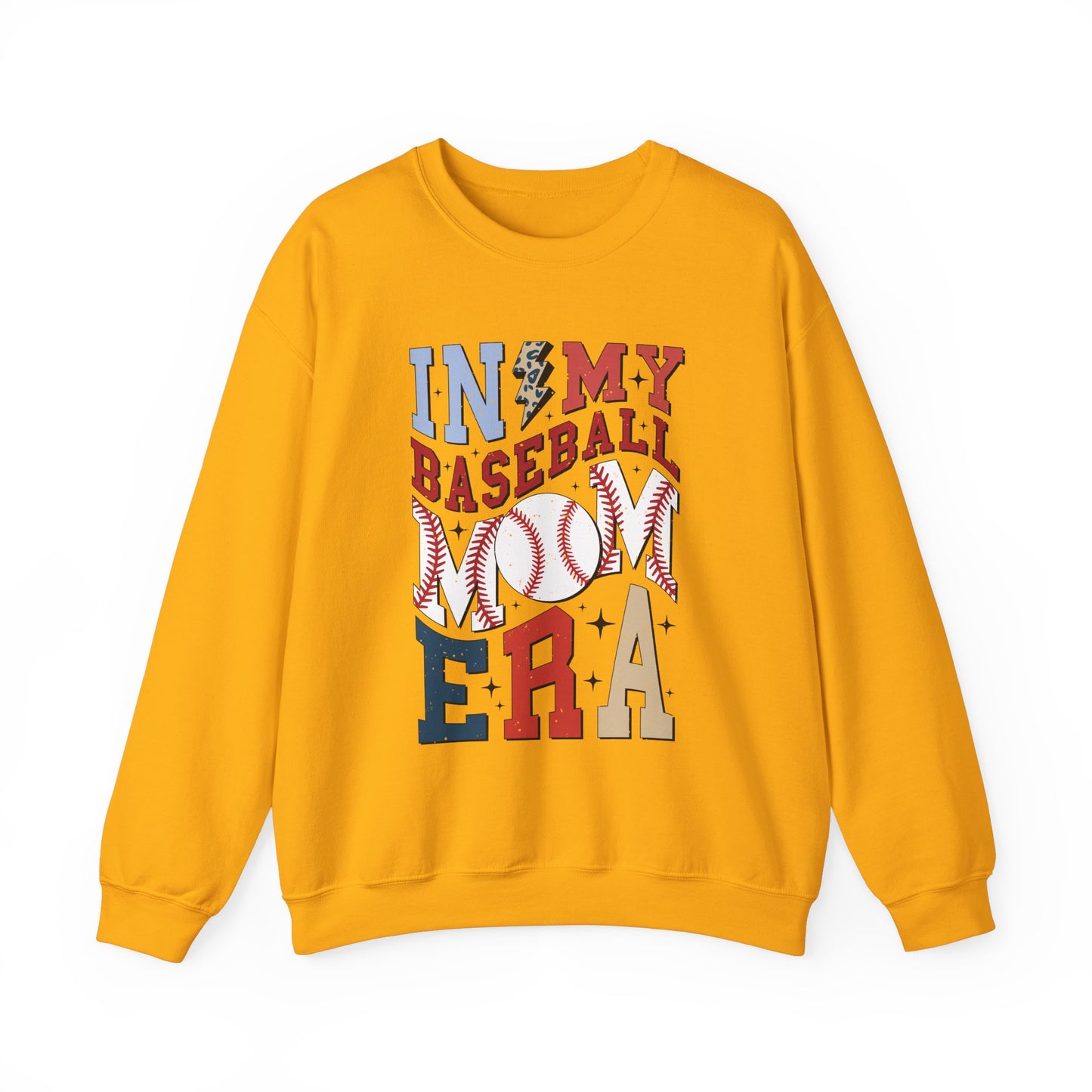 Baseball Mom- Adult Unisex Heavy Blend™ Crewneck Sweatshirt