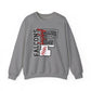 Falcons Baseball FAUX Glitter- Adult Unisex Heavy Blend™ Crewneck Sweatshirt