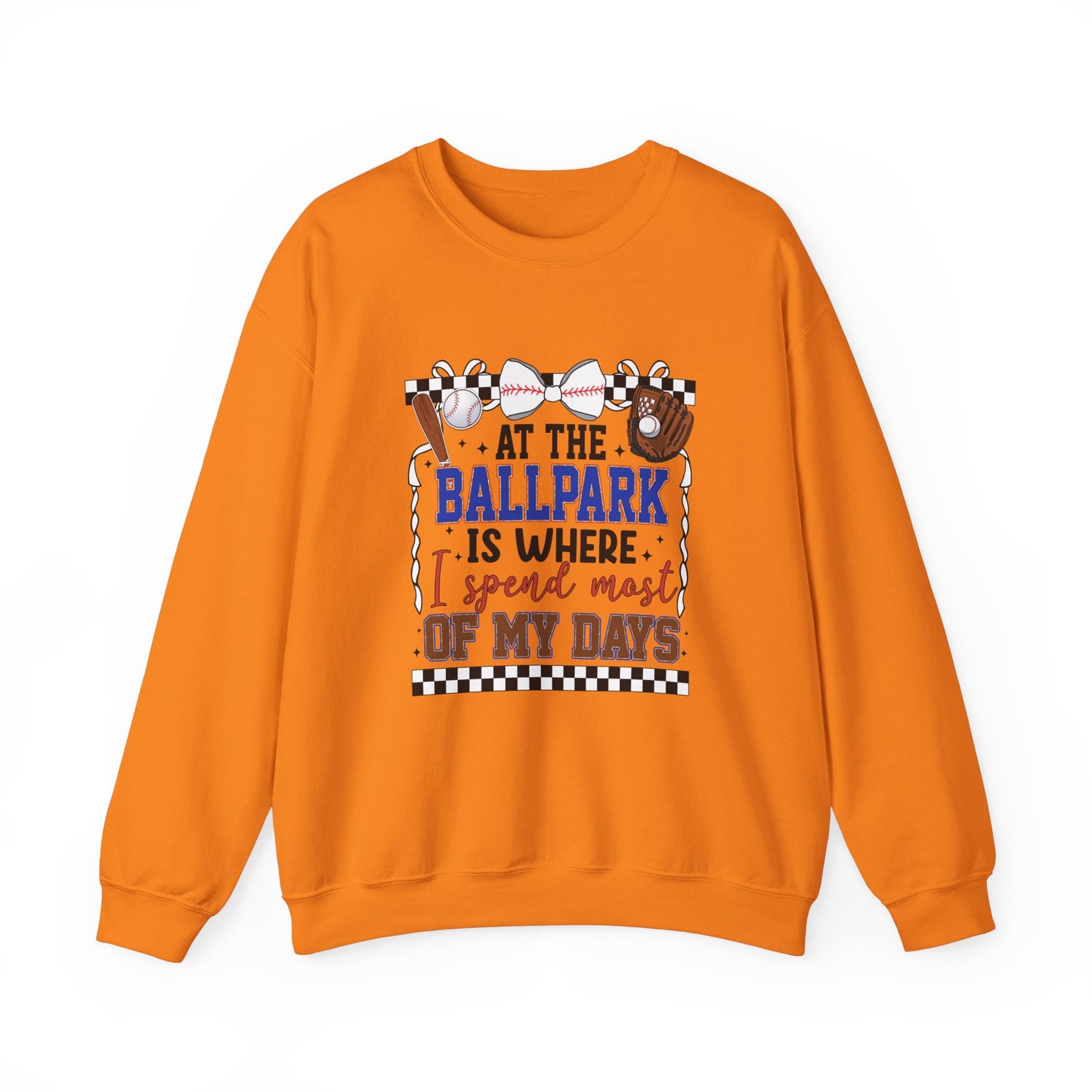 At The Ballpark- Adult Unisex Heavy Blend™ Crewneck Sweatshirt