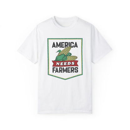 America Needs Farmers-  Comfort Colors- Unisex Garment-Dyed T-shirt