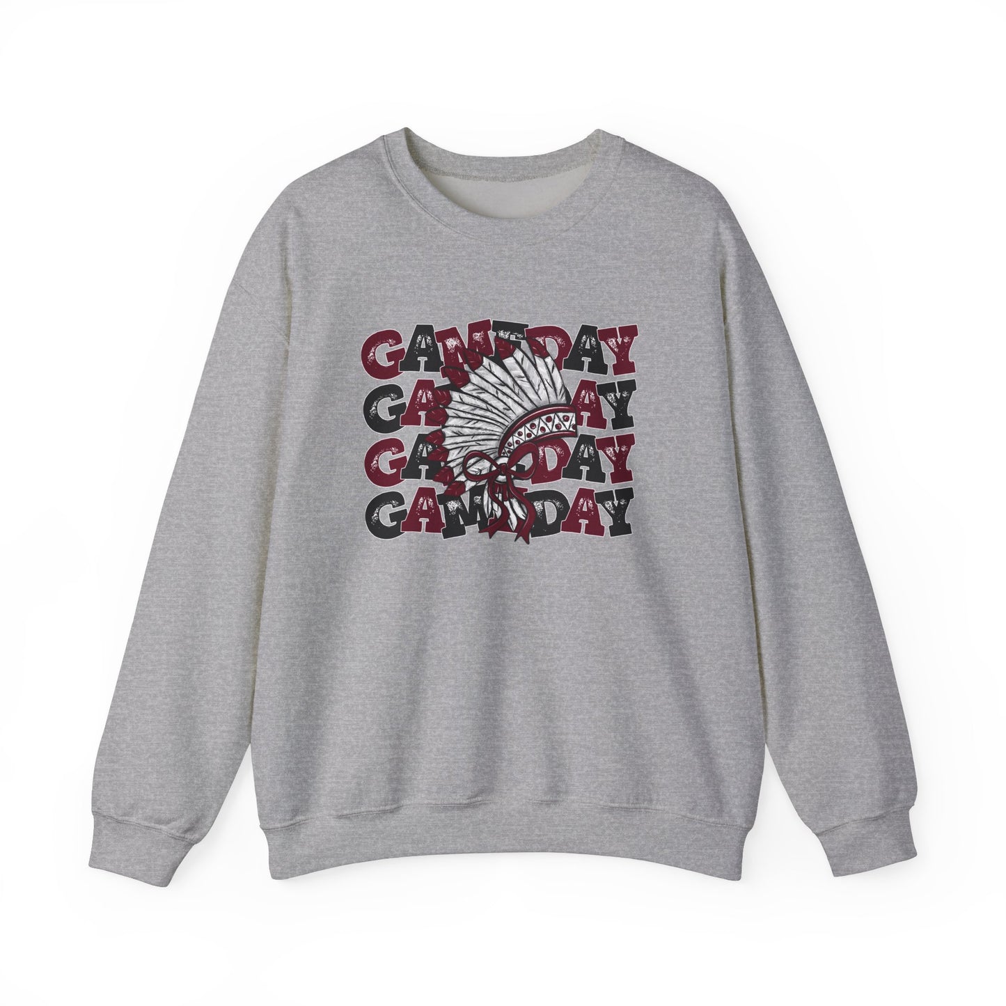 Game Day Indians - Unisex Heavy Blend™ Crewneck Sweatshirt