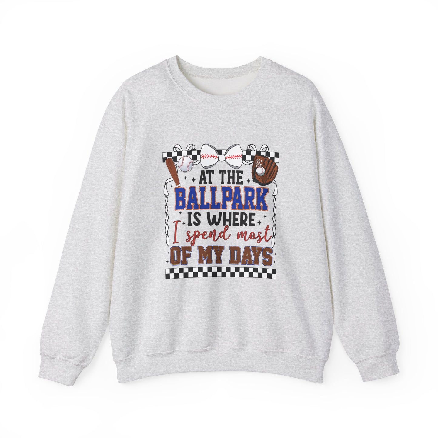 At The Ballpark- Adult Unisex Heavy Blend™ Crewneck Sweatshirt
