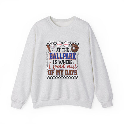 At The Ballpark- Adult Unisex Heavy Blend™ Crewneck Sweatshirt