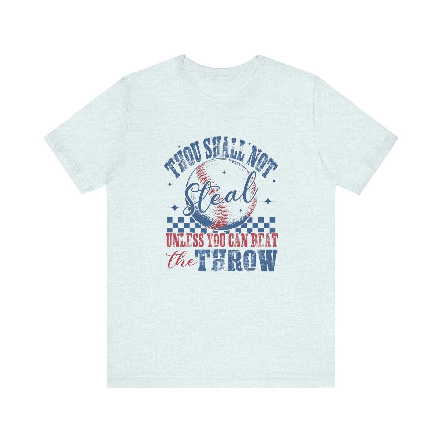 Baseball Tee - Thou Shall Not Steal Adult Unisex Jersey Short Sleeve Tee