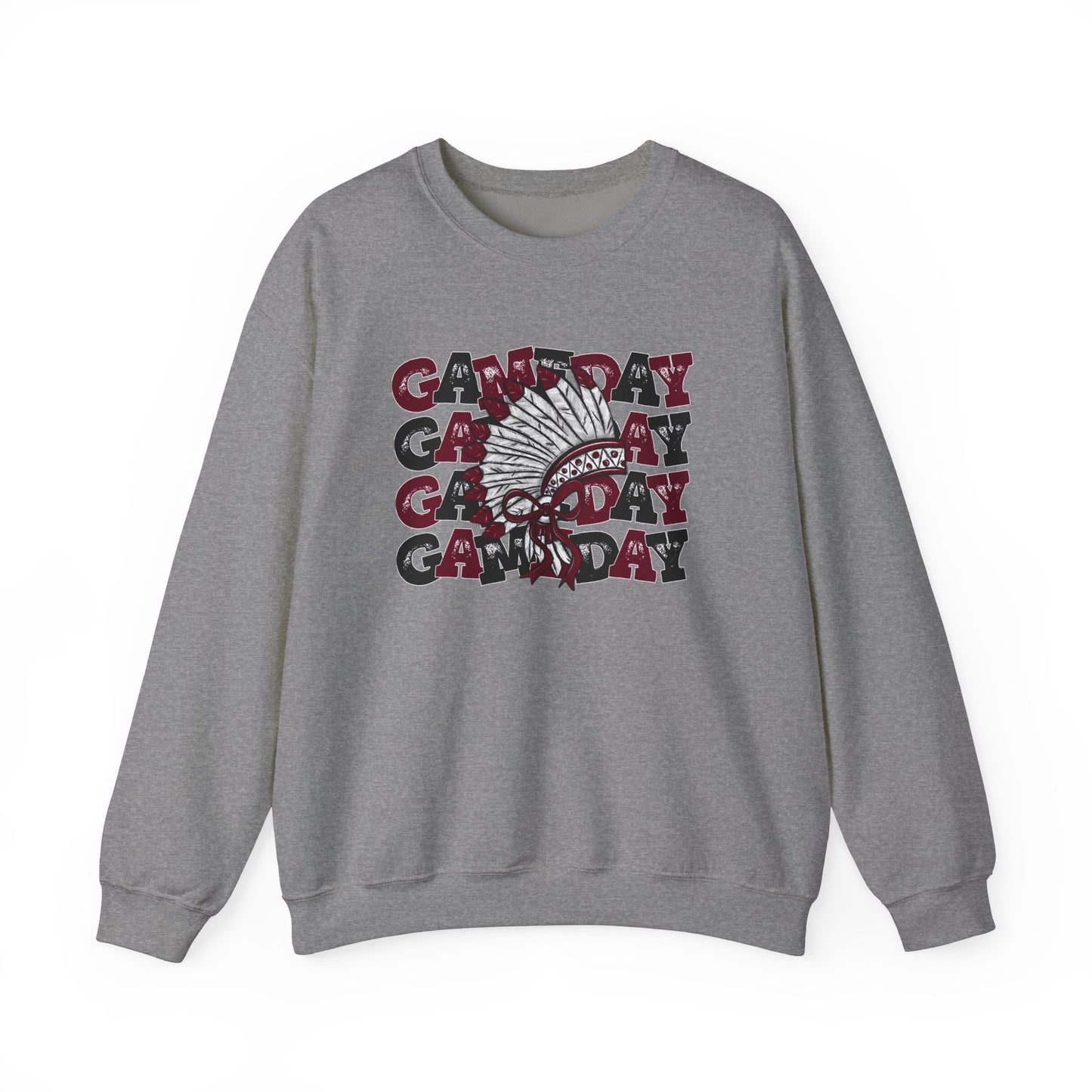 Game Day Indians - Unisex Heavy Blend™ Crewneck Sweatshirt