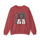 Rockets Baseball- FAUX glitter- Unisex Heavy Blend™ Crewneck Sweatshirt