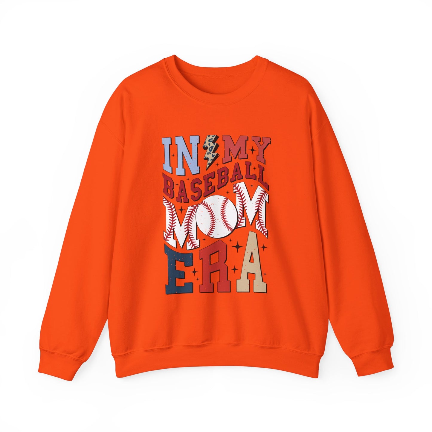 Baseball Mom- Adult Unisex Heavy Blend™ Crewneck Sweatshirt