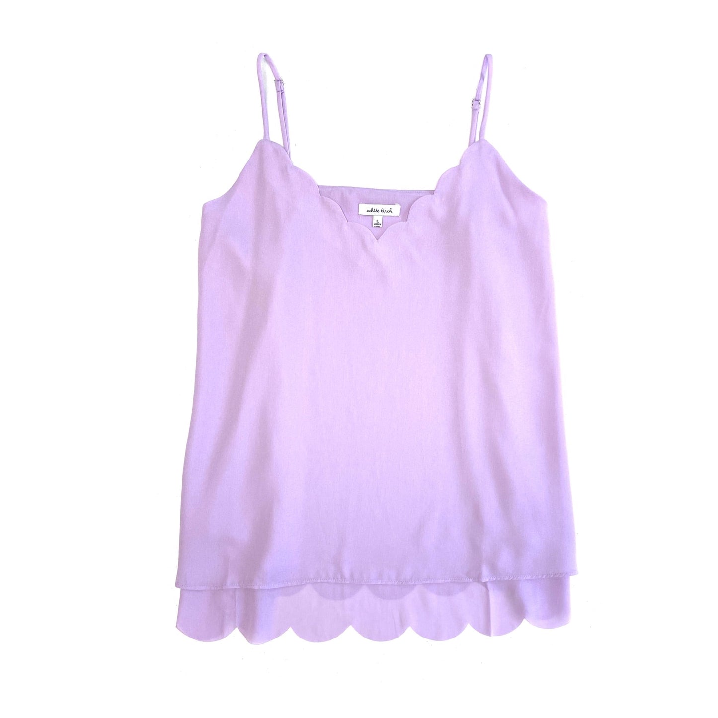 Everyday Scallop Cami in Lavender