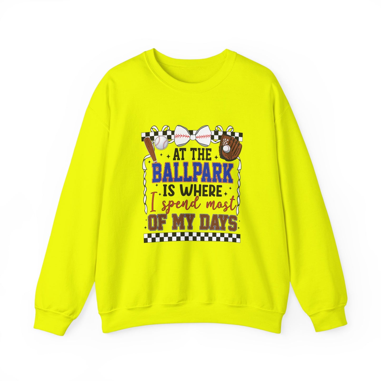 At The Ballpark- Adult Unisex Heavy Blend™ Crewneck Sweatshirt