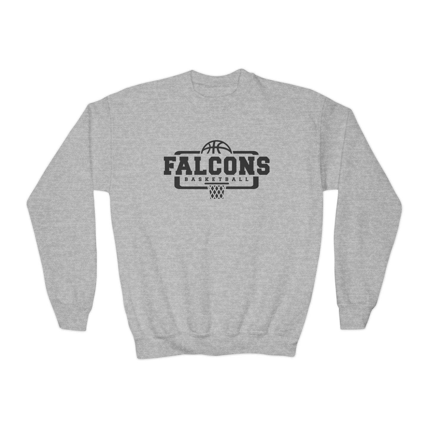 Falcons Basketball Youth Crewneck Sweatshirt