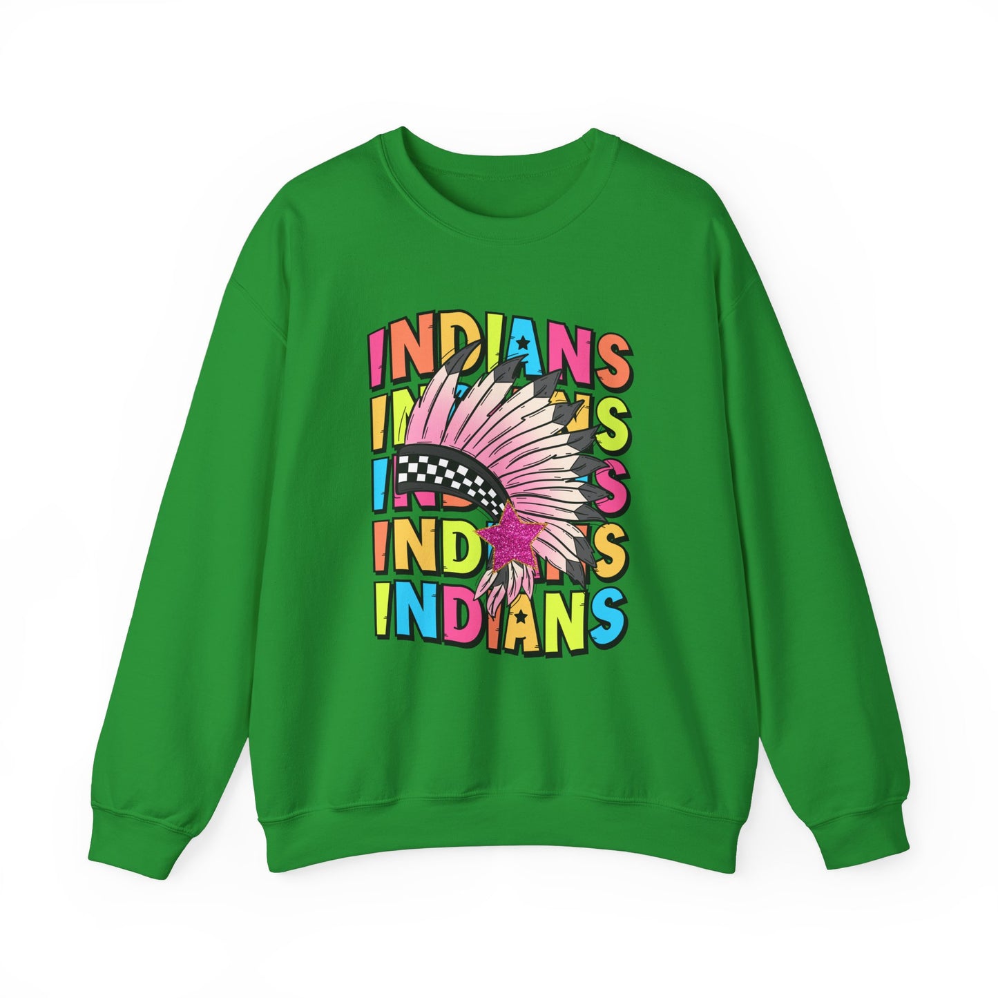 Indians- Unisex Heavy Blend™ Crewneck Sweatshirt