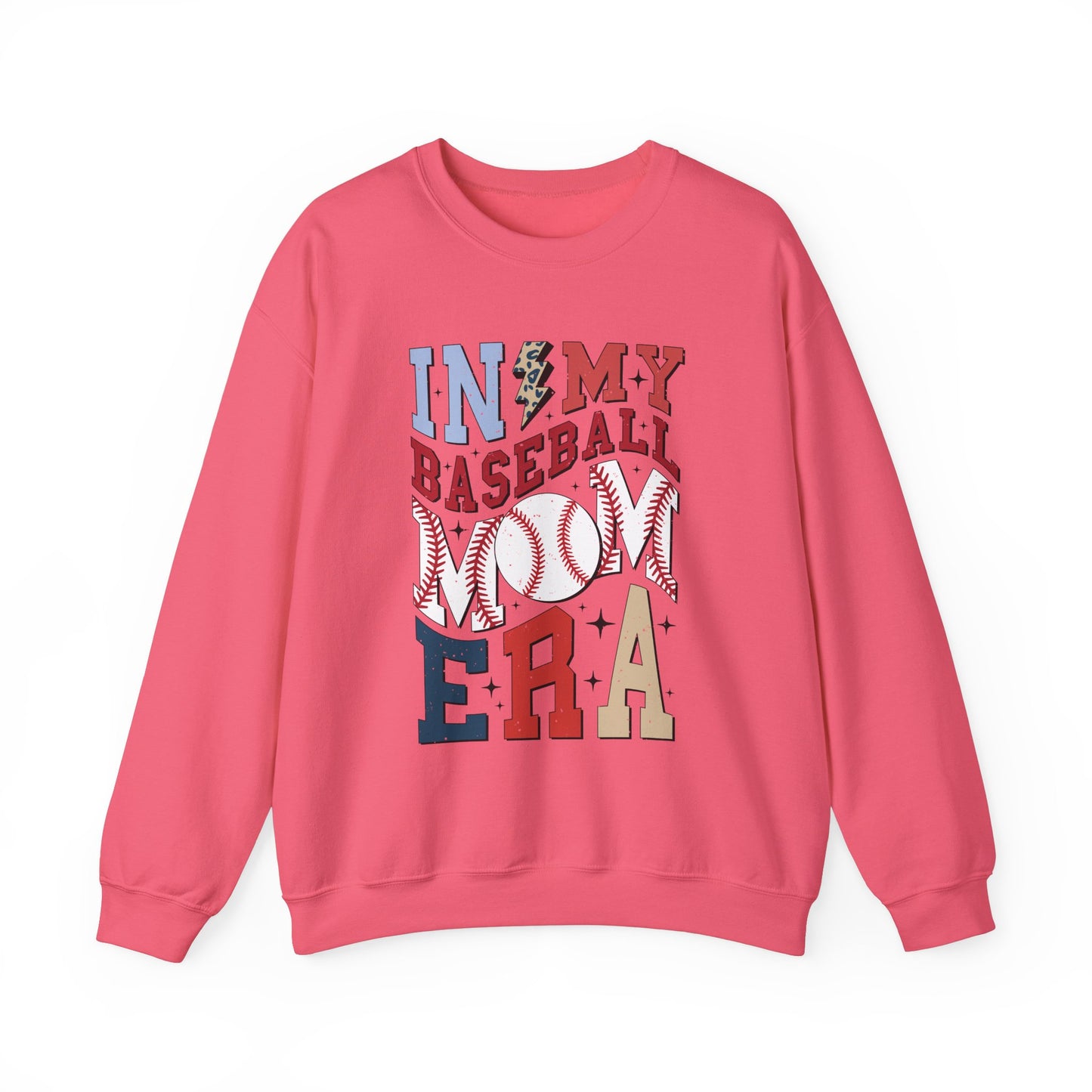 Baseball Mom- Adult Unisex Heavy Blend™ Crewneck Sweatshirt