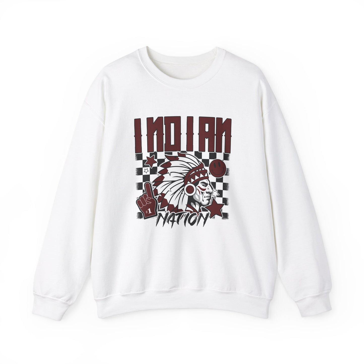 Indian Nation- Unisex Heavy Blend™ Crewneck Sweatshirt