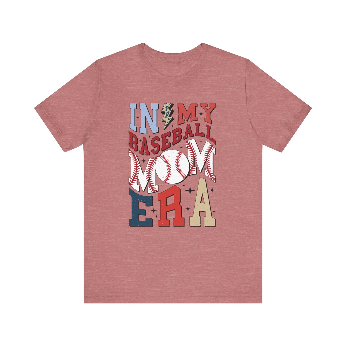 Baseball Mom- Unisex Jersey Short Sleeve Tee