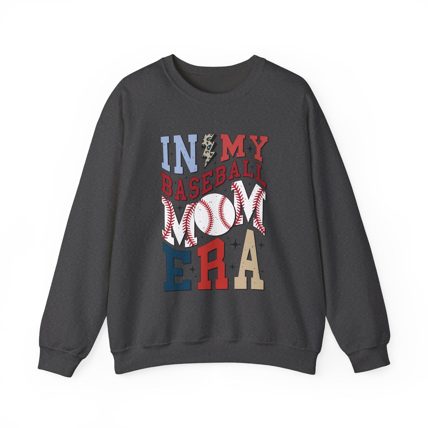 Baseball Mom- Adult Unisex Heavy Blend™ Crewneck Sweatshirt