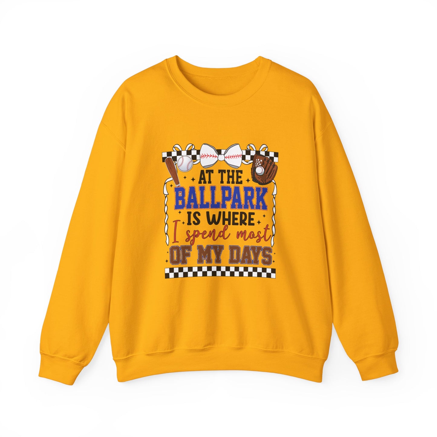 At The Ballpark- Adult Unisex Heavy Blend™ Crewneck Sweatshirt
