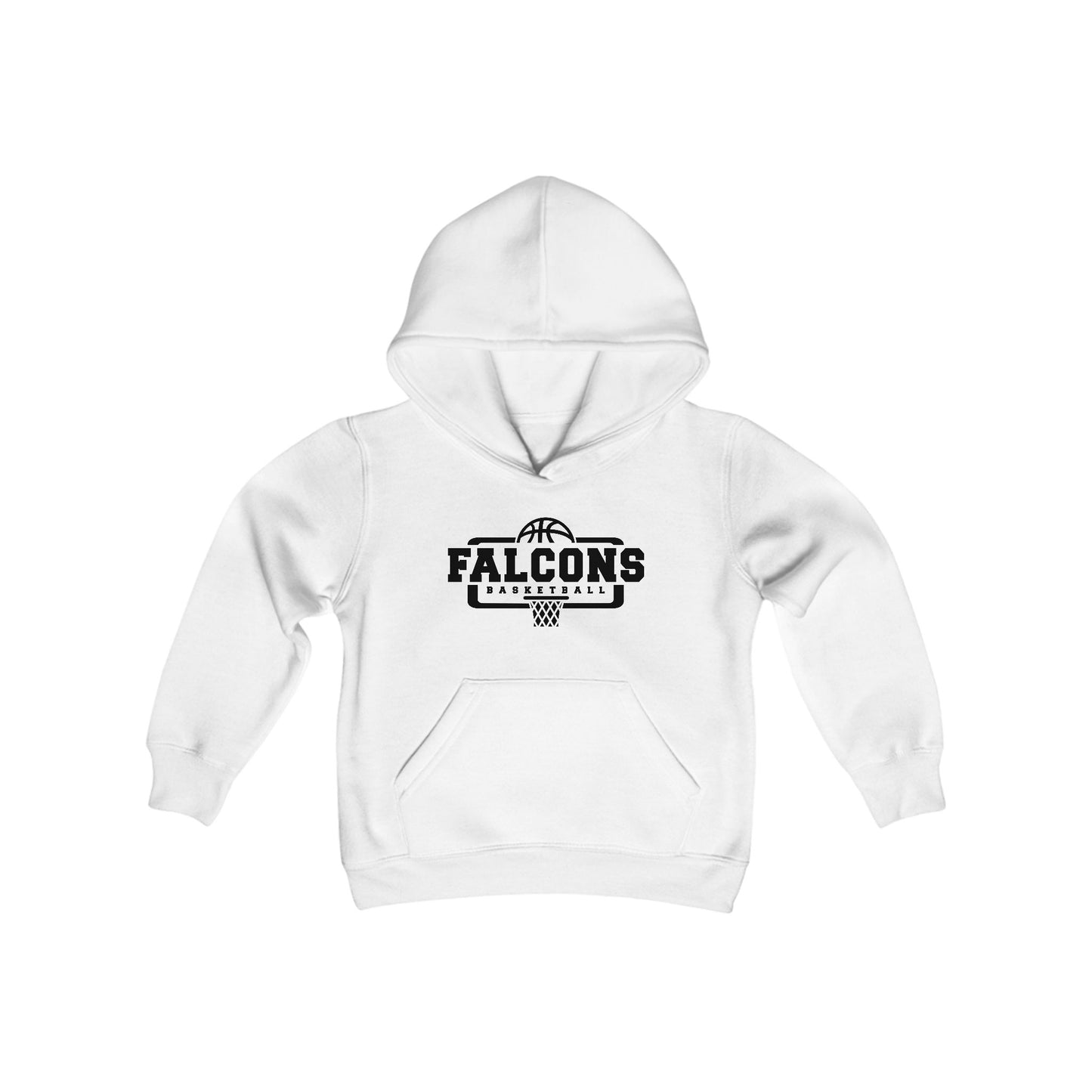 Falcons Basketball Youth Heavy Blend Hooded Sweatshirt