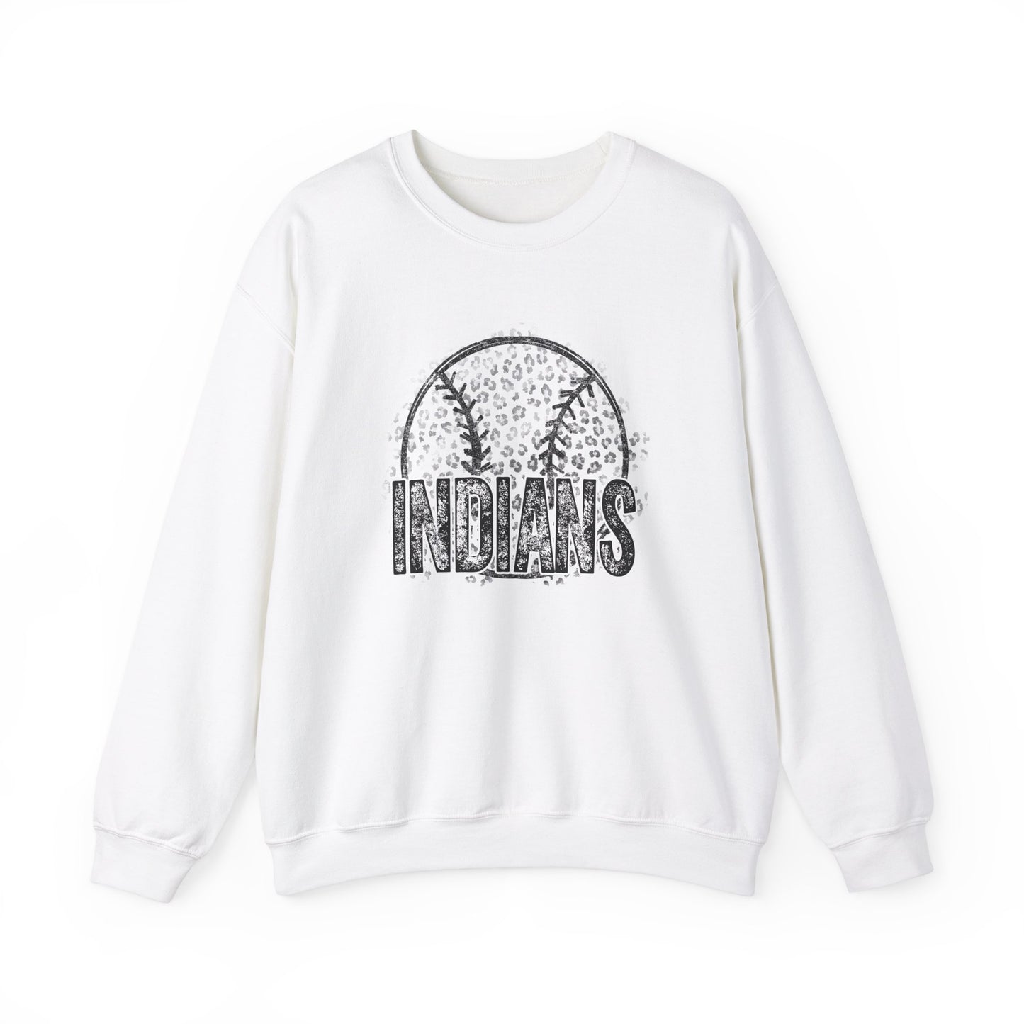 Indians Softball Baseball Unisex Heavy Blend™ Crewneck Sweatshirt