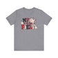 Baseball My Heart Is on That Field- Adult Unisex Jersey Short Sleeve Tee