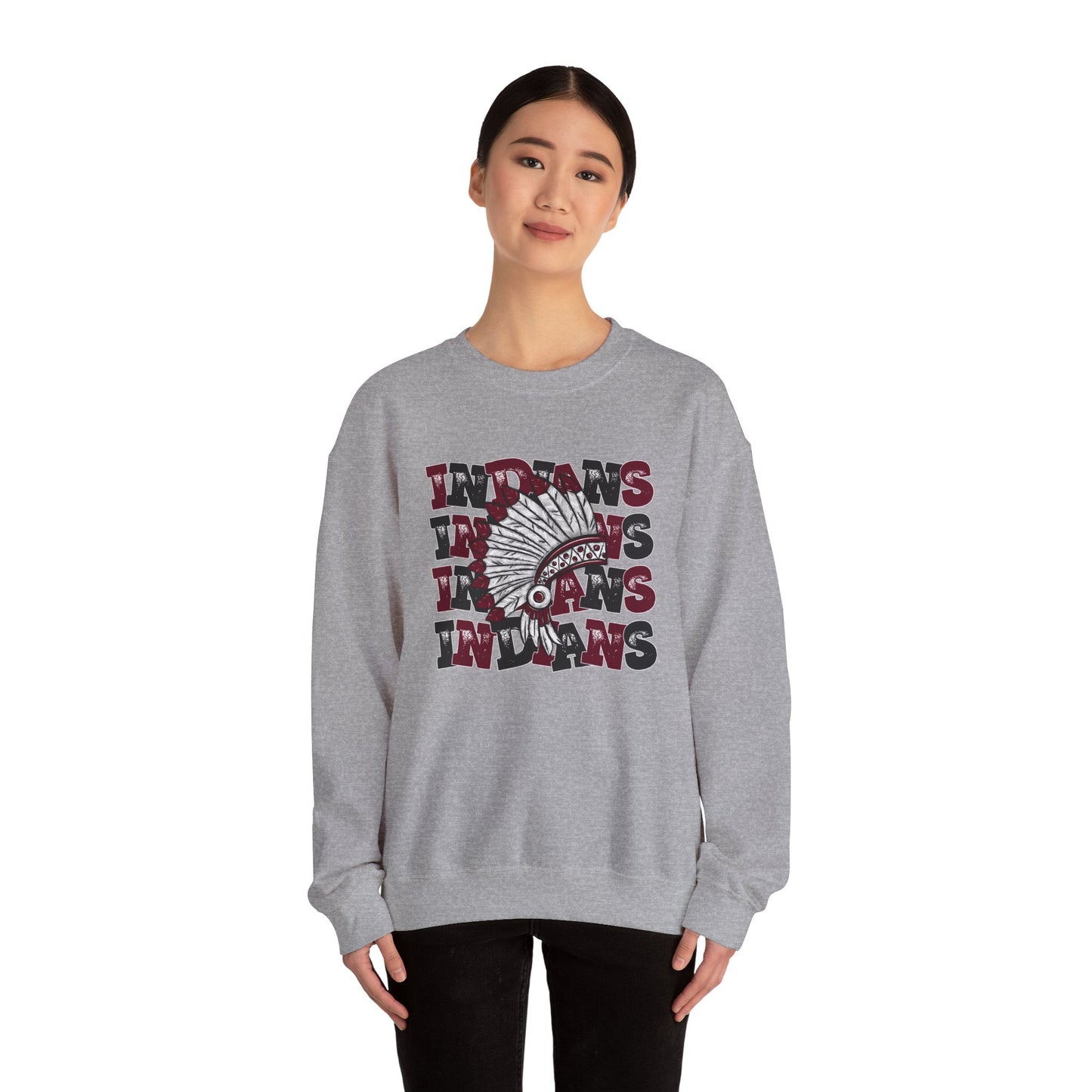 Indians- Unisex Heavy Blend™ Crewneck Sweatshirt