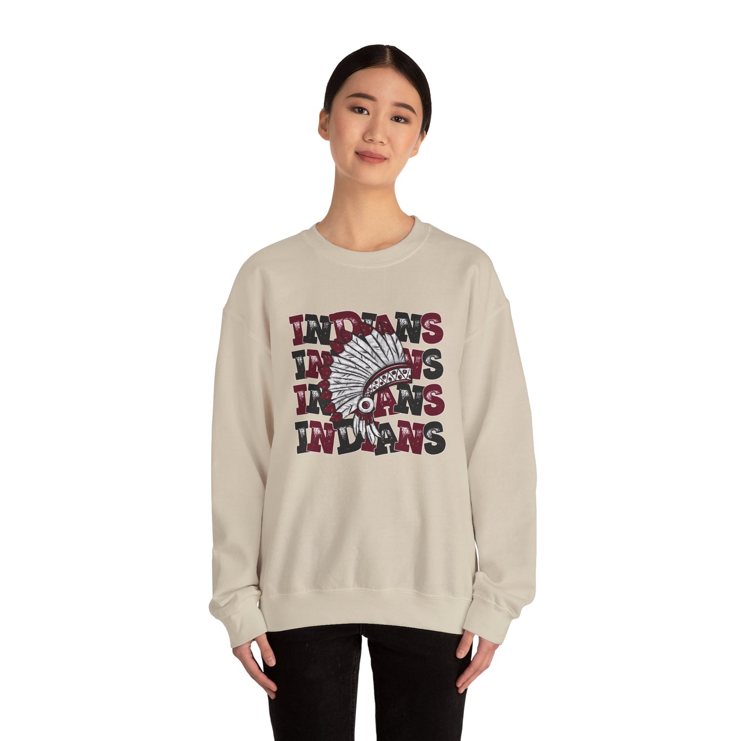 Indians- Unisex Heavy Blend™ Crewneck Sweatshirt