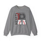 Rockets Baseball- FAUX glitter- Unisex Heavy Blend™ Crewneck Sweatshirt
