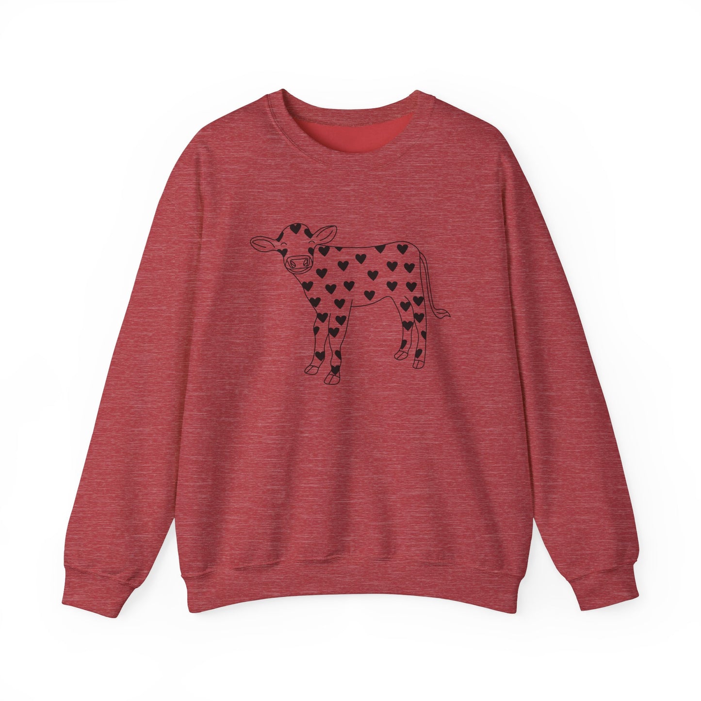 Valentine Cow - Unisex Heavy Blend™ Crewneck Sweatshirt