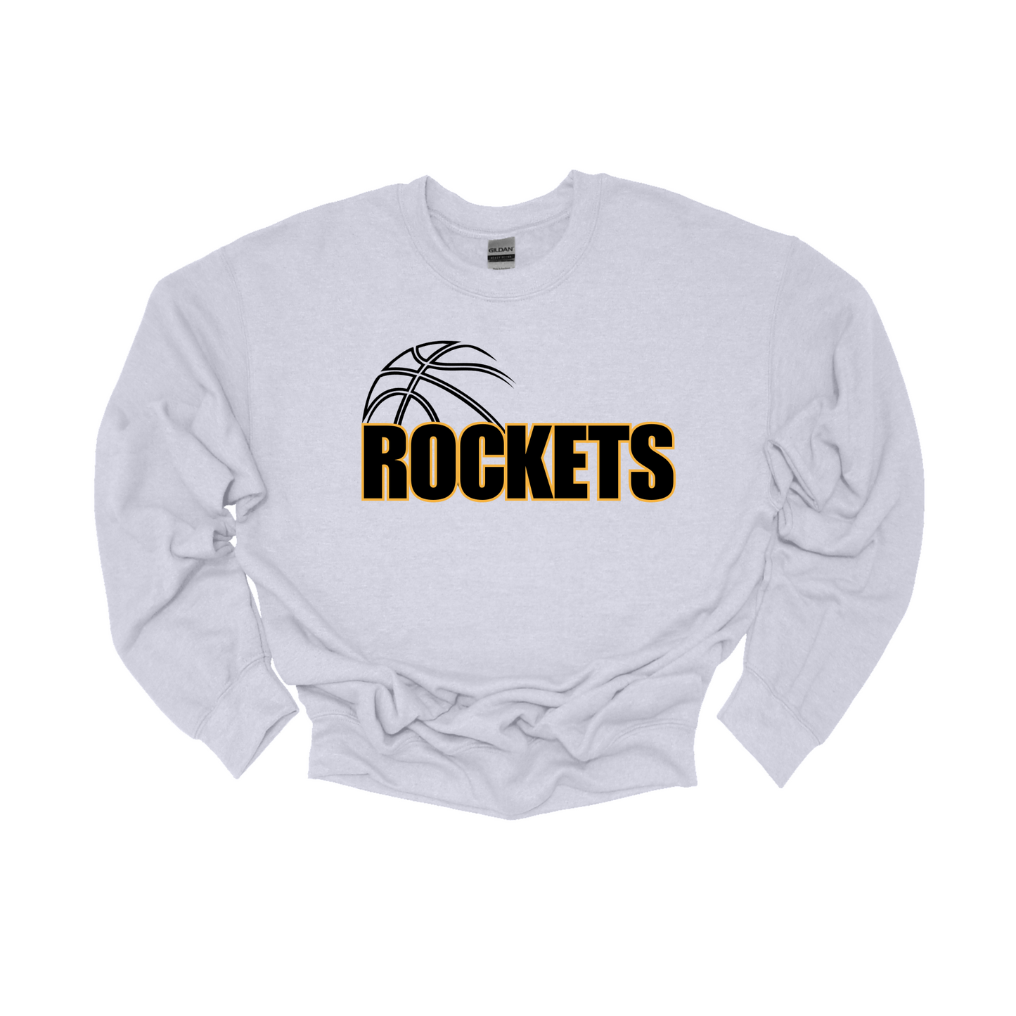 Rockets Basketball- Crewneck