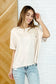 Bare Necessitee Relaxed Tee in Sand Beige