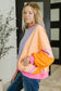 Blockbuster Color Block Pullover in Muted