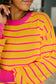 Bold Comfort Contrast Drop Shoulder Pullover