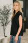 Classic Timeless V-Neck Tee in Black