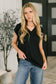 Classic Timeless V-Neck Tee in Black