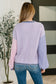 Coffee Date Color Block Cardigan