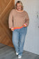 Conversational Moment Striped Trim Sweater
