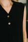 Coral Sands Collared Tank Dress in Black