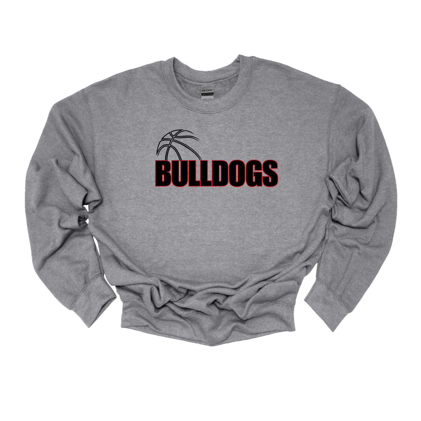 Bulldogs Basketball- Crewneck