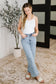 Debbie High Rise Stone Wash Straight Fit Jeans