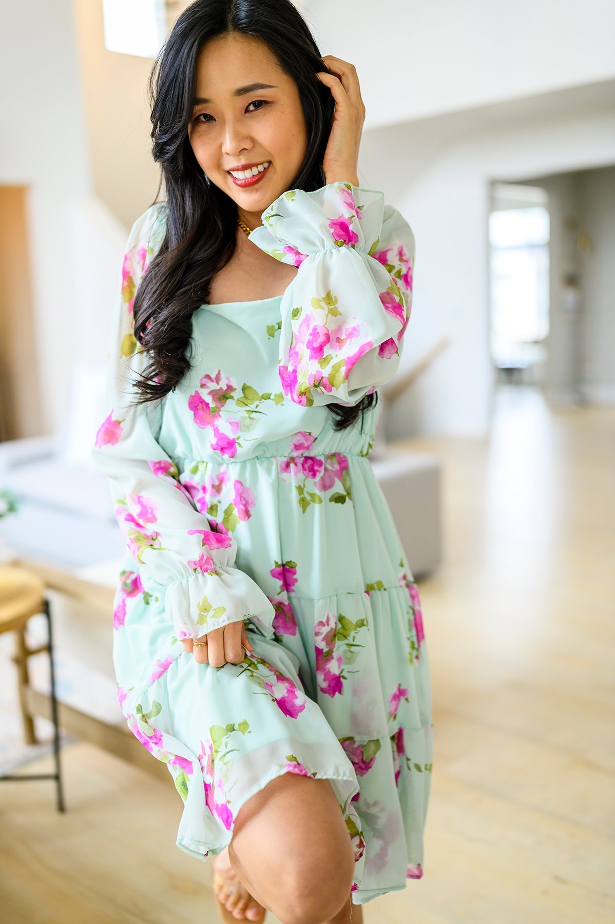 Delightfully Yours Floral Dress