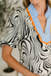 Don't Want to Wait Zebra Print Top