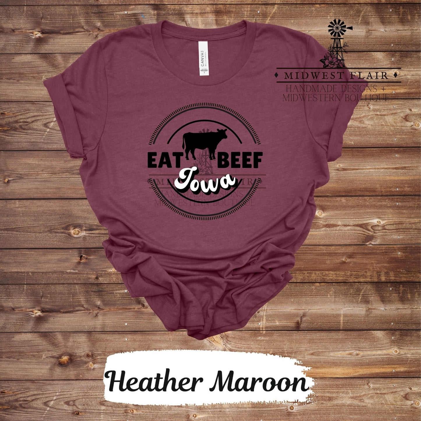 Eat Iowa Beef- T-Shirt [Multiple colors]