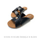 Diving In Scuba Sandals in Black