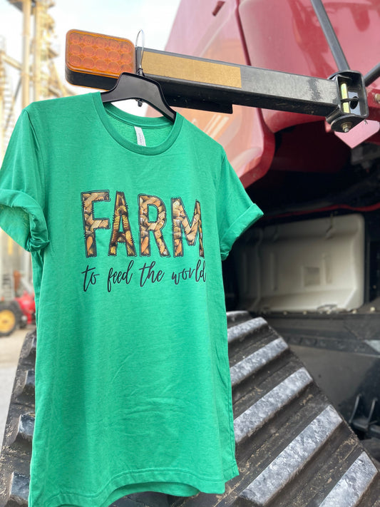 Farm To Feed The World- T-Shirt