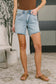 Evelyn Mid Rise Rigid Magic Dad Shorts