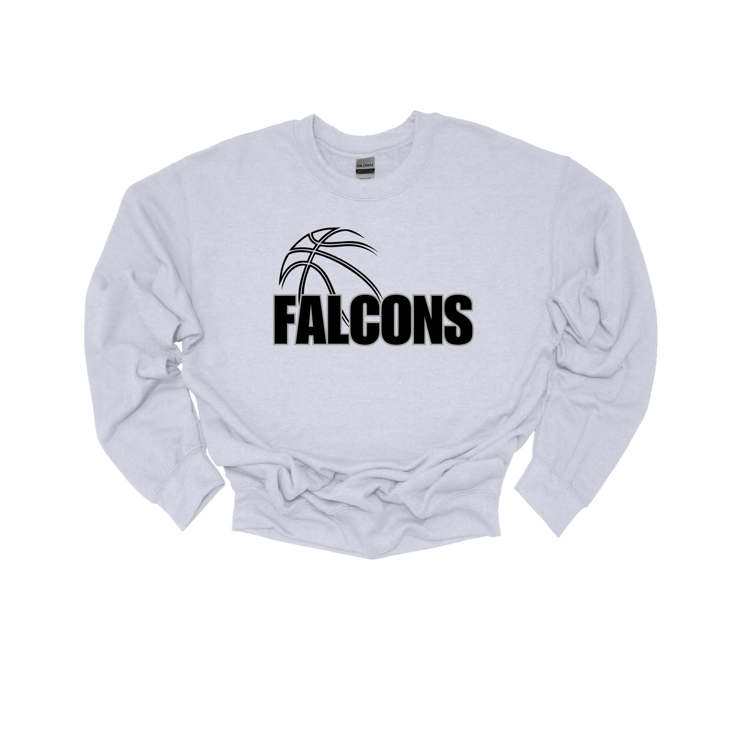 Falcons Basketball- Crewneck