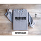 Farm Wife But Boujee- Graphic Crewneck Sweatshirt