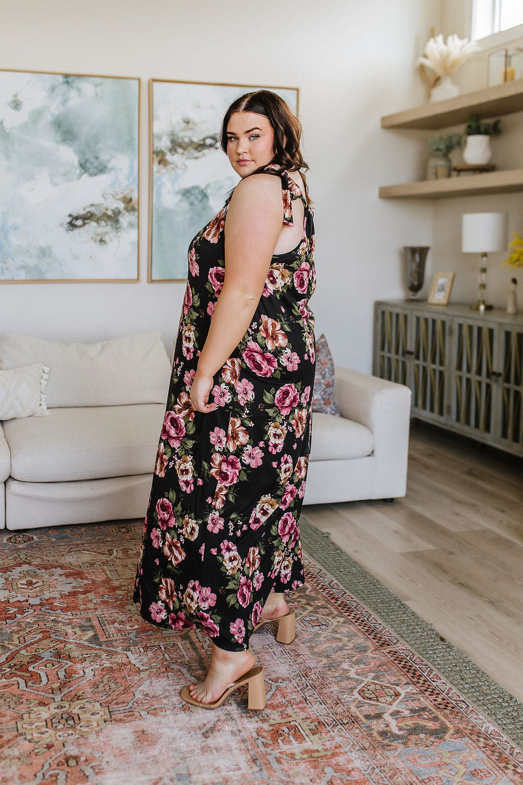 Fortuitous in Floral Maxi Dress