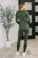 Get Me Cozy Set in Dark Olive