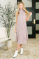 Glam Dress and Cardigan Set in Wine